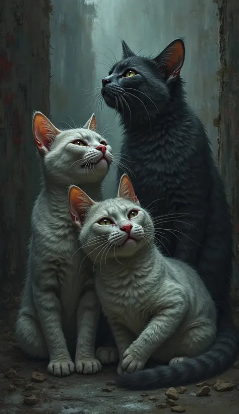 Cats are in pain