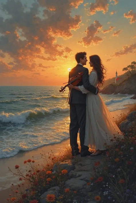 A Melancholy Love Story
In a quiet seaside town, where the waves whispered secrets to the shore, lived Elias, a painter with a h...