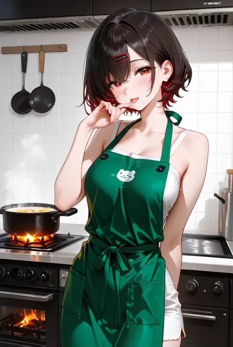 Tasting the cooking apron shortcut