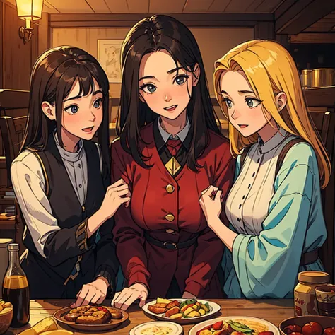 Foreigners family Three people happy Game VALORANT