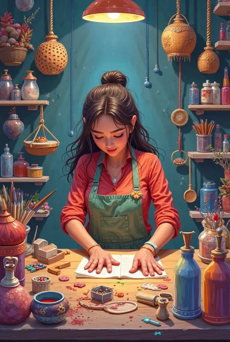 Generate a cover for creative crafts