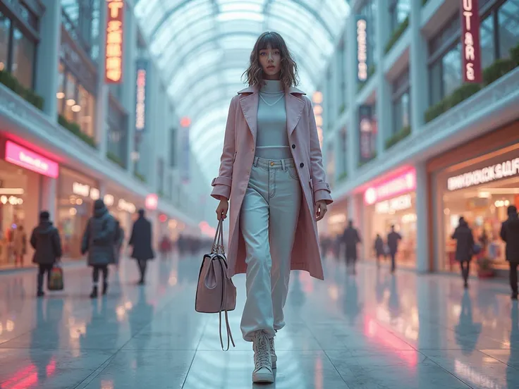 Generate a image which is suitable for 'Fashion in digital age' content. make it very creative and interesting and fashionable. ...