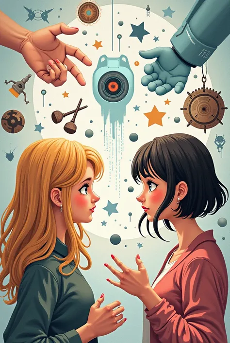 1/8 Illustration board, communication of your
piers and apply the 9 Elements of
Communication. (Drawing) (be creative)
Samantha...