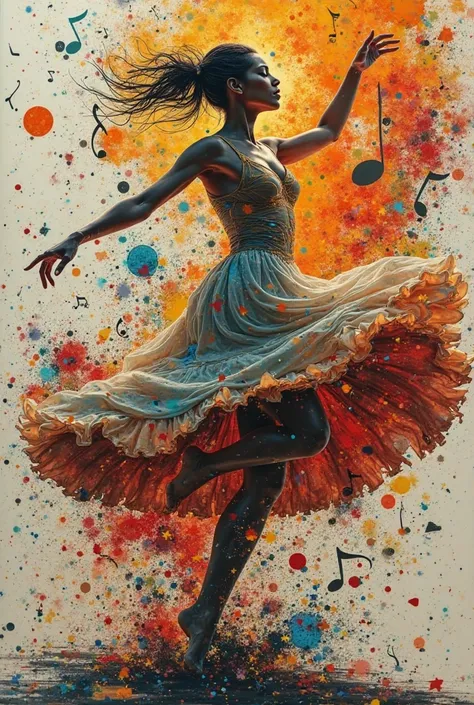 visual collage that represents what dance means to you. use symbols, pictures, and words
