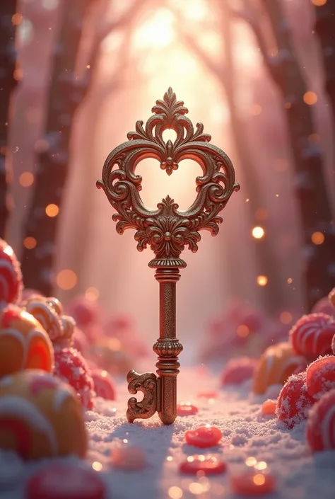 On the key, it was written:
"This key is only for those who truly love sweetness!"