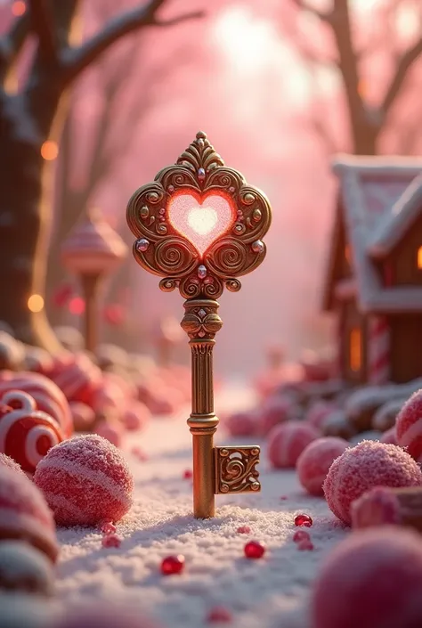 On the key, it was written:
"This key is only for those who truly love sweetness!"