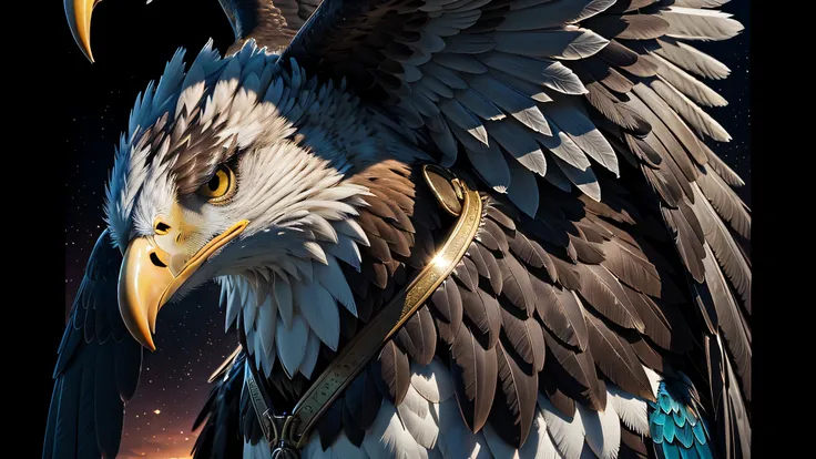 Eagle, Divine Eagle, natural, natural, digital illustration male, poderoso, golden eagle, Powerful Eagle, bela natureza, Great R...