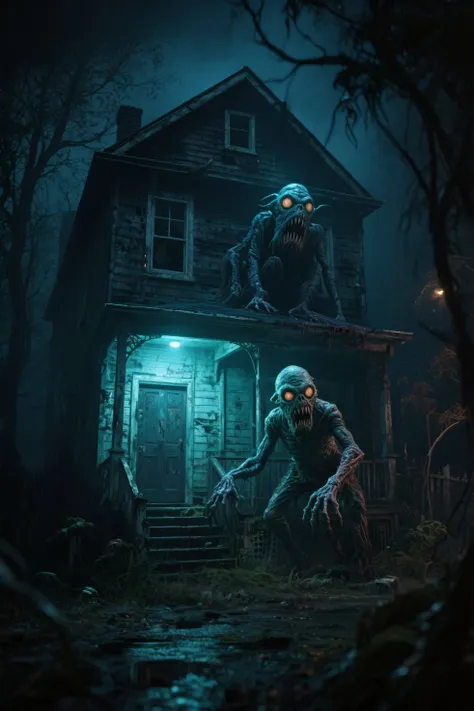 neighbor、Mysterious、horror、wonder、Monster、Home、