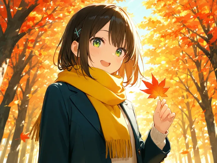 「anime-style illustration。5 Japanese elementary school students（Man and woman）but、jackets and cardigans、wearing plain clothes ty...