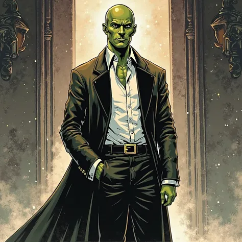 J'onn J'onzz / John Jones / Martian Manhunter (46 ans, 1m91) de DC Comics
Look civil (forme humaine de John Jones) :
Long mantea...