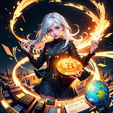 best quality,ultra-detailed,photorealistic,concept of bitcoin,cryptocurrency,blockchain technology,digital currency,bitcoin logo...