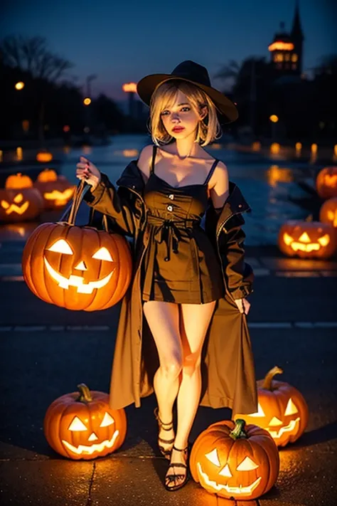 halloween、 pumpkin、Ghost city