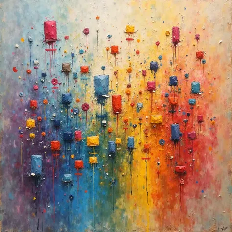 These are the fractions that have been painted quickly