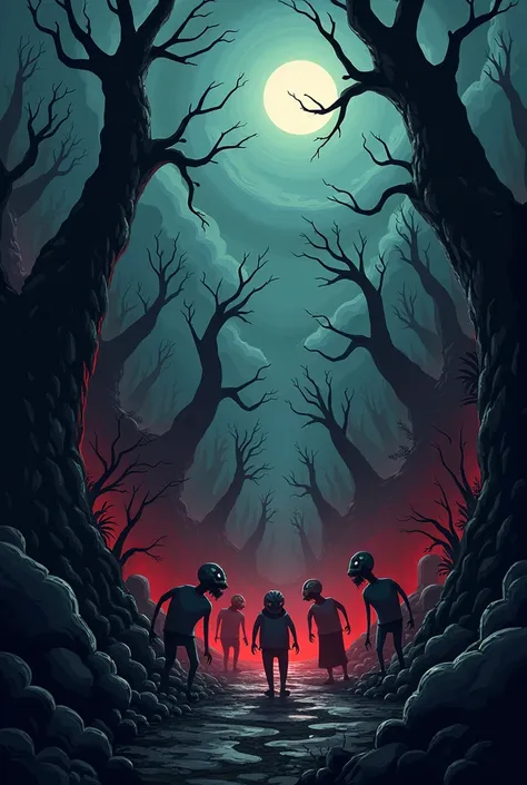 Horror cartoon