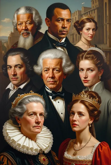 I want a collage of real famous people who inspire people and who have written their biographies. Like Nelson Mandela, Queen Isa...