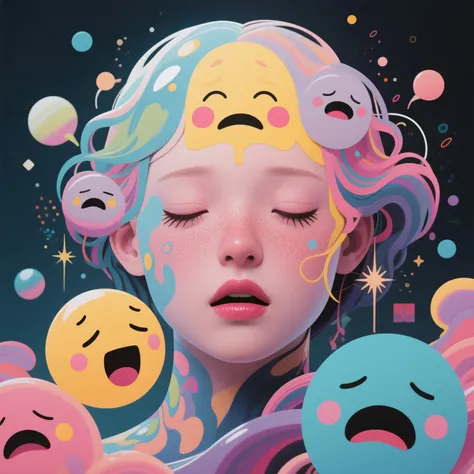 Emocional, universal feelings, real and imaginary style 