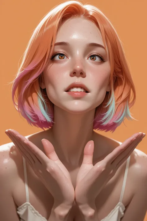 ((Masterpiece)), (( woman))((appearance of 20-year woman)), ((Top quality)), (Beautiful woman), Perfectly detailed eyes, Perfect...
