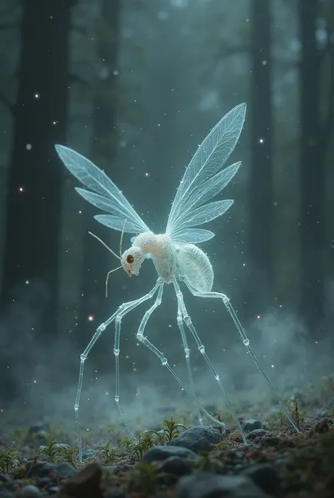 A collection of ghost ants