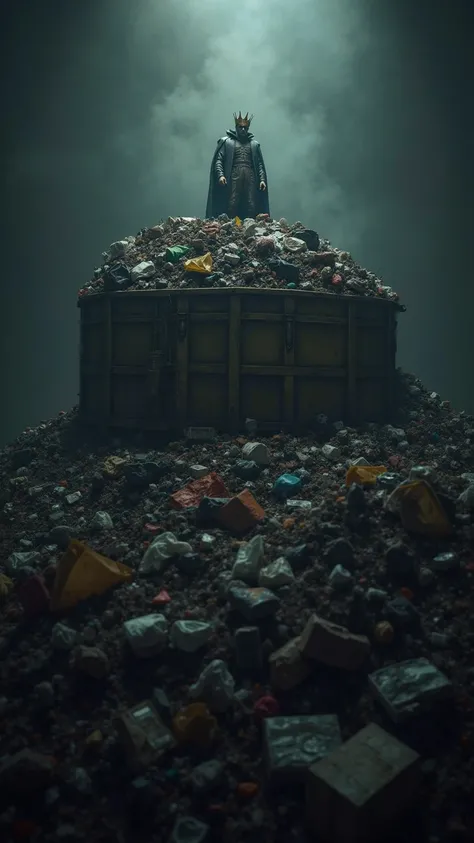 King of the Dumpster,The dictator in the garbage heap,The dictator in the garbage heap,Totally broken,Garbage stacks like mounta...