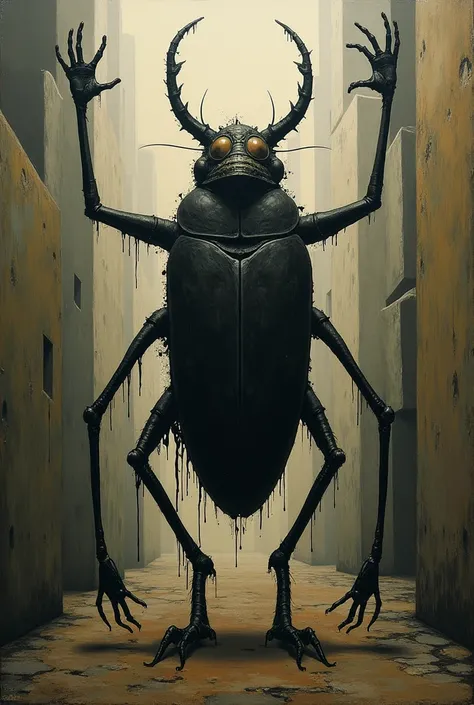 Gregorio Samsa's painting of metamorphosis