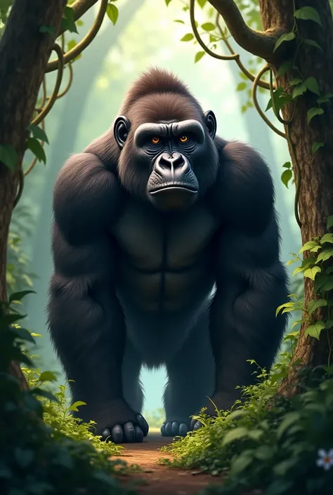 Let the gorilla say come where are you going to see you why didn't you follow me