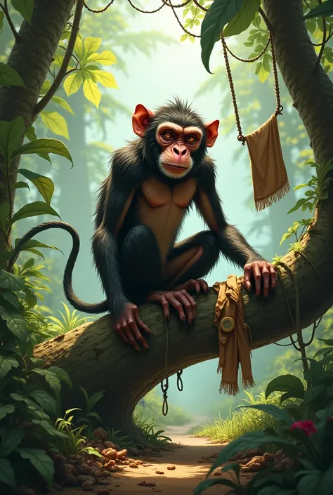 In the heart of a wild jungle, a naughty monkey named Manky ruled with fear. He bullied animals, stole food, and claimed himsel...