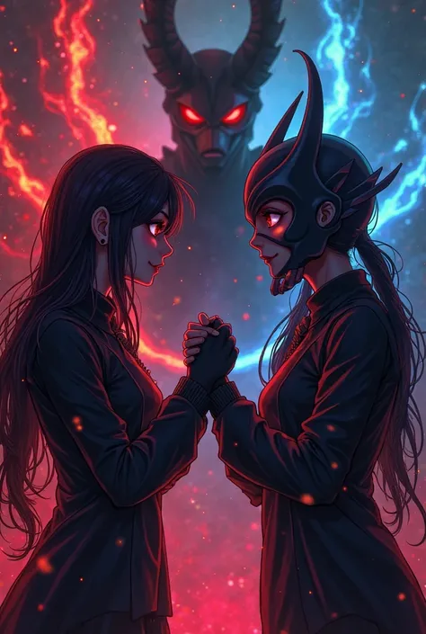 create a cover for a Dota Rap track ( Energetic , hard rap) , add a Dota 2 Shadow Fiend character to the background and do it a...