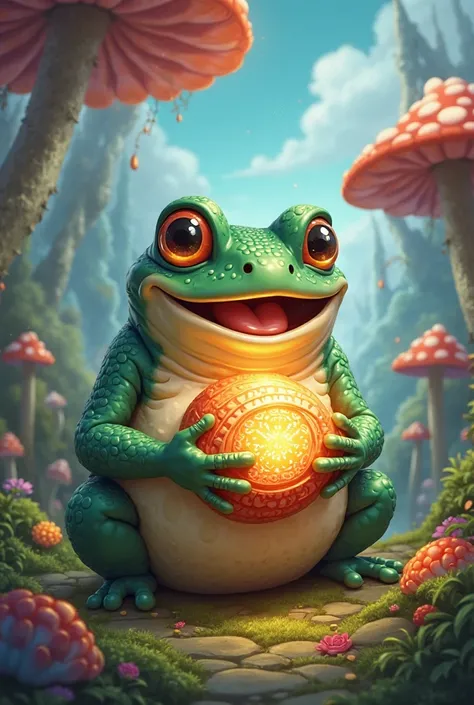 And make sure a cartoon toad holds it