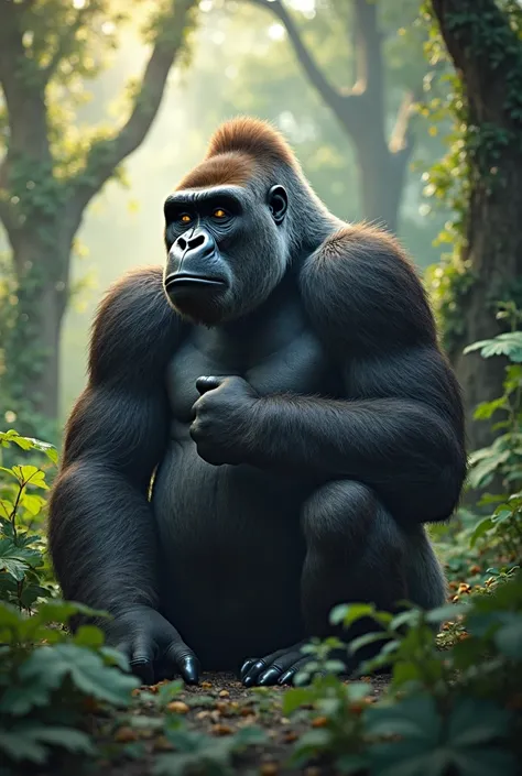 A gorilla talks about heat