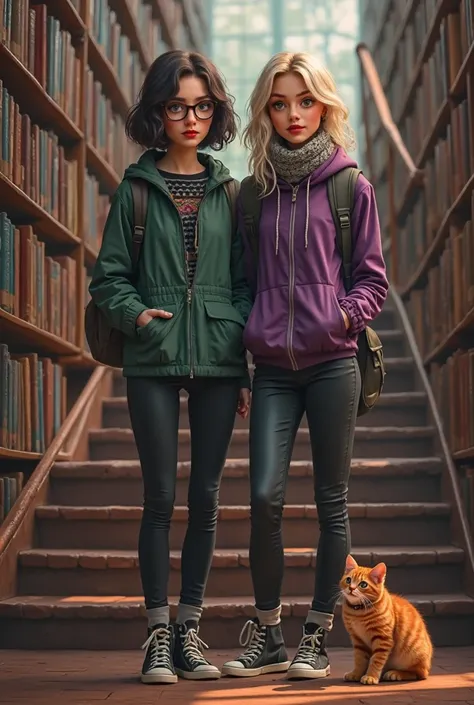 Hi !
Make me a cover, At the feet of the two ladies a small.
The background wears a long, The lady on the right is Alaska, windi...