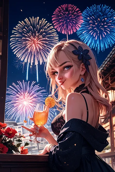It becomes fireworks Being launched
