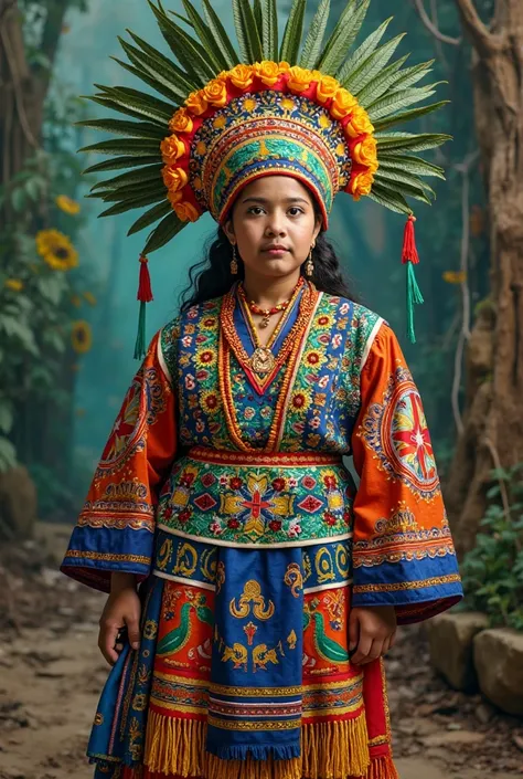 Create a costume to represent the.national symbols of Honduras
