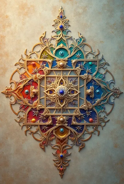 realistic photo islamic geometric patterns taawuf and spirituality 