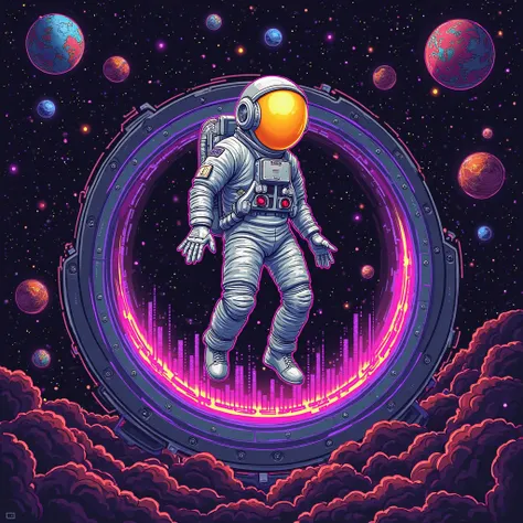 7. “COSMIC TRAP” – by Astro$aint Style/Vibe: Space-trap + psychedelic rap Prompt: An astronaut in a gold visor floats through a ...