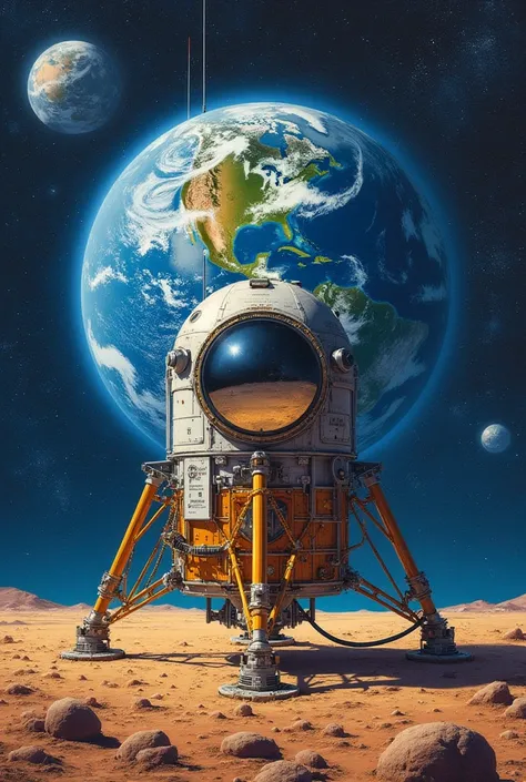 A4 sized Science Day poster was created with the theme “Developing the Nation with Science and Technology” using the Apollo 11 s...