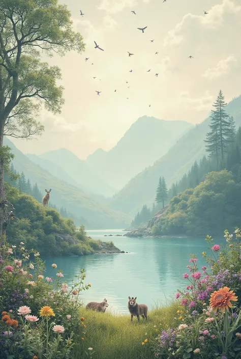 Generate some attractive wallpapers for my phone home screen