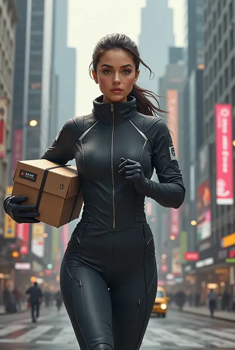 A female courier