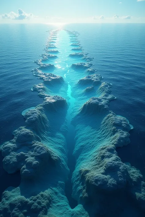 Ocean Topography and Zoning.  Easy model 