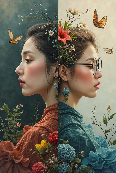 Two images in one frame