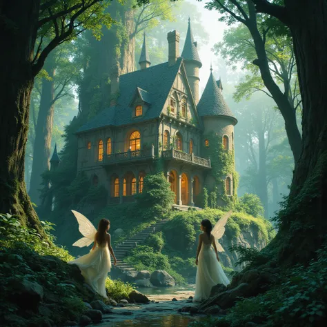Forest, masterpiece, best quality, amazing quality, academy for fairies 