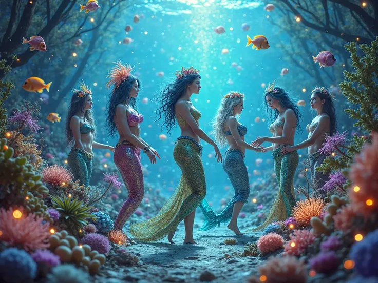 underwater party