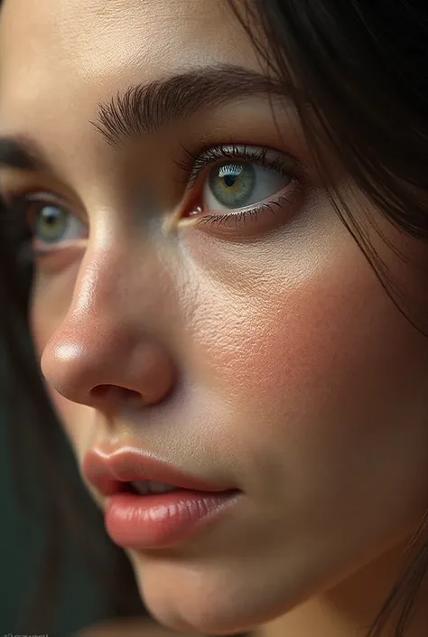 ultra detailed face, hyper-realistic skin texture, perfect anatomy, microscopic pore details, fine wrinkles, subtle skin imperfe...