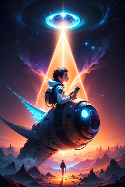 gigachad, em frente a um portal espacial com vista para o sol, cyril rolando e goro fujita, um portal para outro universo, inspi...