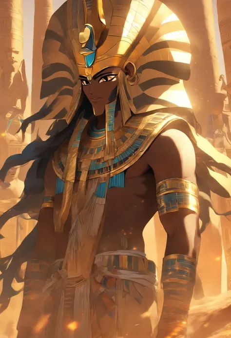 (((egyptian god))) best quality, ultra-high resolution, 4k detailed cg, master piece,seth,god of chaos, egyptian mythology,expre...