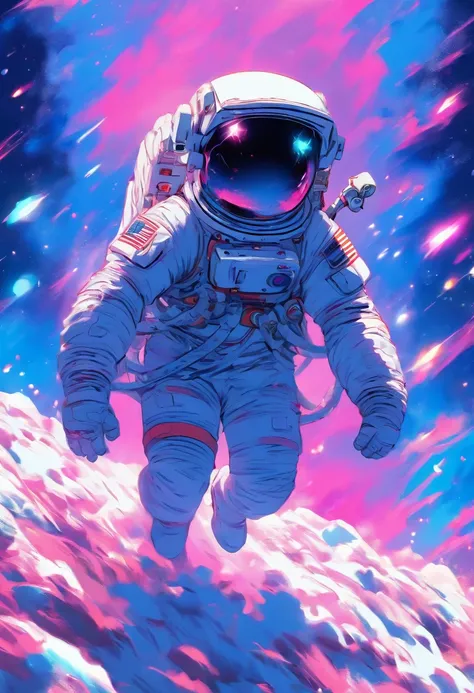 （astronaut struggling to climb creative poster on snowy mountain）, （struggling：1.37），（climbing：1.1），（background with：this is a p...