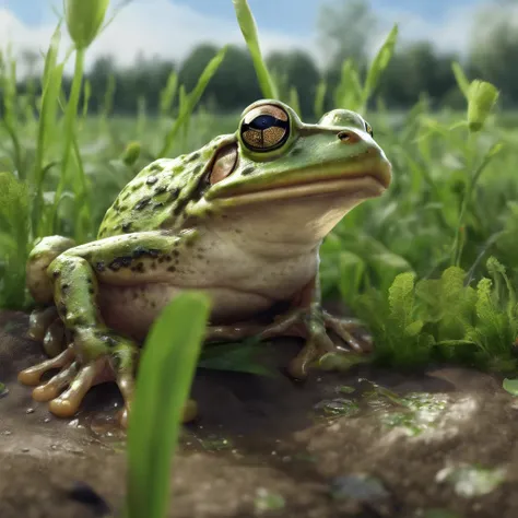 Frogs in the field