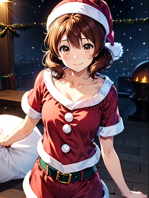 Best Quality, super high definition, Maximum resolution,( anime illustration style:1.2),One Girl、Standing、smile、Kumiko Omae , ...