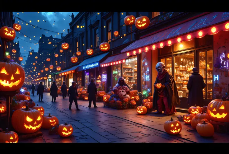 Commercial background for the concept of holiday discounts for Halloween. 